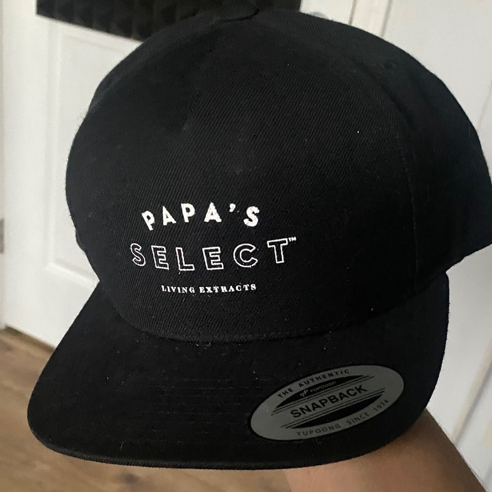 Papa's Select Black Snapback Hat